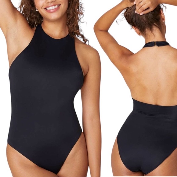 NWT Andie The Luzon One Piece Swimsuit in Black Small - Picture 1 of 11